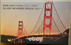 2018 S San Francisco Mint Silver Reverse Proof Set OGP COA 50th Anniv