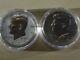 2018 S Silver Kennedy 2 Coins (two) Reverse Proof & Error / Variety In Finish
