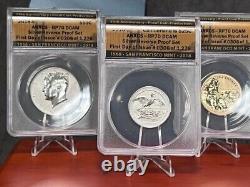 2018-S Silver Reverse 10-Coin Proof Set ANACS RP70DCAM FDOI # 0544 of 1,276