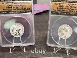 2018-S Silver Reverse 10-Coin Proof Set ANACS RP70DCAM FDOI # 0544 of 1,276
