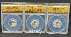 2018-S Silver Reverse Proof 50th ANNIVERSARY Coin Set ANACS RP70 (G674)