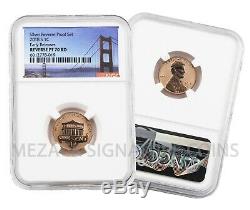 2018-S Silver Reverse Proof 50th Annv Set Early Releases Reverse PF70 NGC Bridge