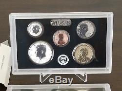 2018 S Silver Reverse Proof Set! Limited 50th Anniversary! SOLD OUT at U. S. Mint