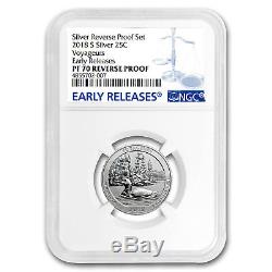 2018-S Silver Reverse Proof Set PF-70 NGC (Early Releases) SKU#172293
