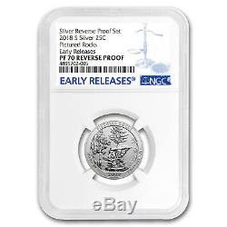 2018-S Silver Reverse Proof Set PF-70 NGC (Early Releases) SKU#172293