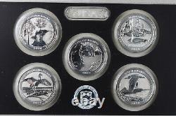 2018 S Silver Reverse Proof Set with Box and COA