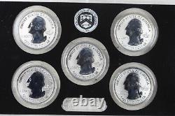 2018 S Silver Reverse Proof Set with Box and COA