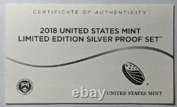 2018 S US Mint Limited Edition Silver Proof Set