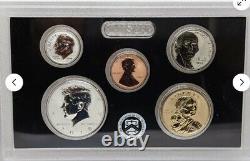 2018 S US Mint Silver Reverse Proof Set 10 Coins with Box & COA 50th Anniversary