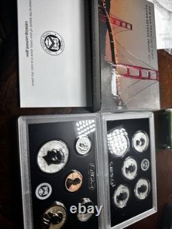 2018-S US Mint Silver Reverse Proof Set San Francisco 50th Anniversary OGP COA