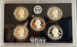 2018-S U. S. Mint 10 Coin Silver Proof Set WithCOA & OGP 1.338 Troy Oz. 900 Silver