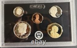 2018-S U. S. Mint 10 Coin Silver Proof Set WithCOA & OGP 1.338 Troy Oz. 900 Silver