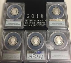 2018 S United States Mint Limited Edition Silver Proof Set PR70DC FIRST STRIKE