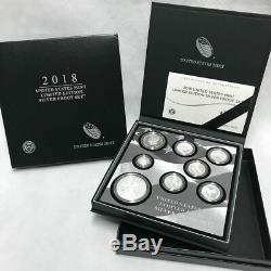 2018 Silver Proof Sets all (3)Limited Edition Silver, Silver & Reverse Proof Set