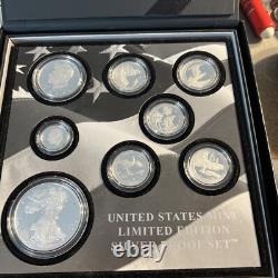 2018 US Mint Limited Edition Silver Proof 8-Coin Set Complete with OGP No COA
