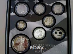 2018 US Mint Limited Edition Silver Proof Set Dime, Quarters, Half, SilverEagle