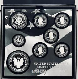 2018-s Limited Edition Silver Proof Dcam Set Gem/unc Super High Grade Box/coa