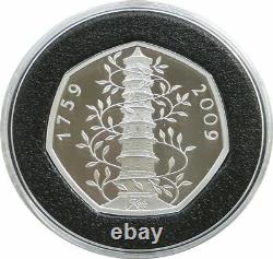 2019/2009 Kew Gardens 260th Anniversary Pagoda 50p Fifty Pence Silver Proof Coin