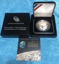 2019 Apollo 11 50th Anniversary Commemorative Coin Silver Proof