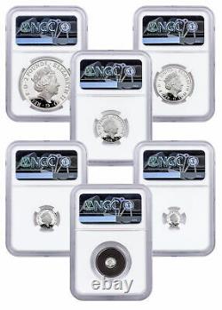 2019 Great Britain Silver Britannia 6 Coin Proof Set NGC PF69 UC FR SKU57298