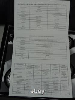 2019 Limited Edition Silver Proof Set US Mint 8 Coins OGP American Silver Eagle