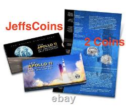2019 P Apollo 11 50th Anniversary PROOF Silver Dollar 1 oz. 999 Coin 19CC 99.9%