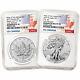 2019 Pride Of Two Nations 2pc. Set U. S. Set Ngc Pf70 Er Flags Label