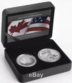 2019 Pride of Two Nations, Canadian Limited Edition-Pure Proof Silver 2-coin set
