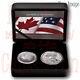 2019 Pride Of Two Nations Canadian Limited Edition Pure Silver Proof 2-coin Set
