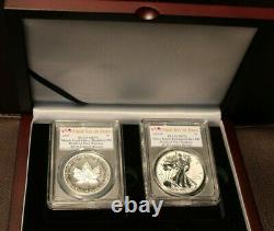 2019 Pride of Two Nations PCGS PR 70 Royal Canadian Mint Set