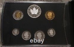 2019 Pure Silver Colourised Coin Set Classic Canadian Proof 7Pieces RCM