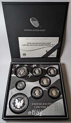 2019-S Limited Edition Silver Proof Set 8 Pc