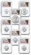 2019-s Limited Edition Silver Proof Set 8pc. Ngc Pf70 Trolley F. S. Label