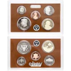 2019 S Proof Set Original Box & (3) 1 Cent Uncirculated-Proof-Reverse Proof OGP