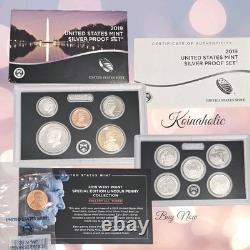 2019 S SILVER 11 Coin Proof Set W Penny In OGP Pulled From Storage FAST