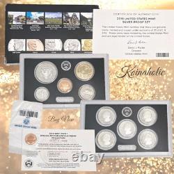 2019 S SILVER 11 Coin Proof Set W Penny In OGP Pulled From Storage FAST
