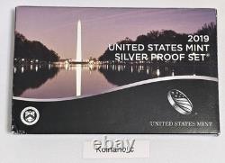2019 S SILVER 11 Coin Proof Set W Penny In OGP Pulled From Storage FAST