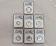 2019 S Silver Proof 7 Coin Set Ngc Graded Pf 70 Ultra Cameo. 999 Silver