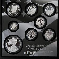 2019 S US MINT Limited Edition Silver Proof Set American Eagle withBox & COA #6133