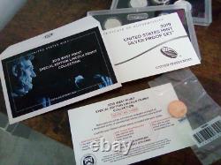 2019-S US Mint Silver Proof Set (10 Coins) + Bonus 2019-W Lincoln Cent OGP COA