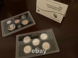 2019 S US Mint Silver Proof Set with Reverse Proof W Penny- SEALED