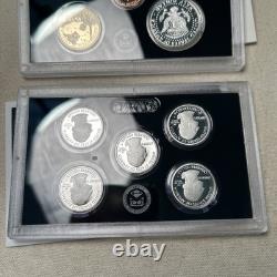 2019 Silver Proof Set 11 Coins With W Mint Cent & OGP
