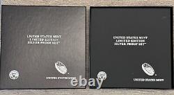2019 UNITED STATES MINT LIMITED EDITION SILVER PROOF SET WithCOA Beautiful Set