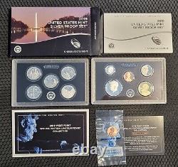 2019 US Mint Silver Proof Set w Rev Proof cent OGP