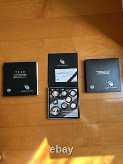 2019 U. S Mint Limited Edition Silver Proof 8 pc Set