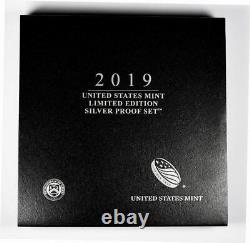 2019 United States Mint Limited Edition Silver Proof Set All Original & Coa