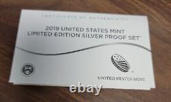 2019 United States US Mint Limited Edition Silver Proof Set