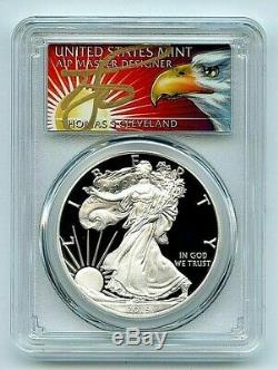 2019-s Limited Edition Proof Set Silver Eagle-pcgs Pr70-cleveland-pop Only 25