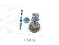 2020 11-piece clad proof set with w-minted proof Jefferson nickel