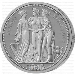 2020 Alderney'The Three Graces' 2oz Silver Proof Five Pounds PCGS PR70 Graded
